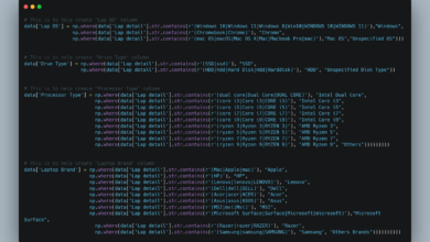 transforming data with pandas and regular expression