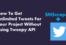 scrape twitter data with snscrape