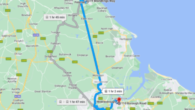 how to get distance between two points in google map with python
