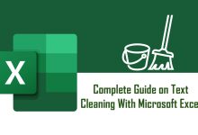 Text data cleaning with Microsoft Excel