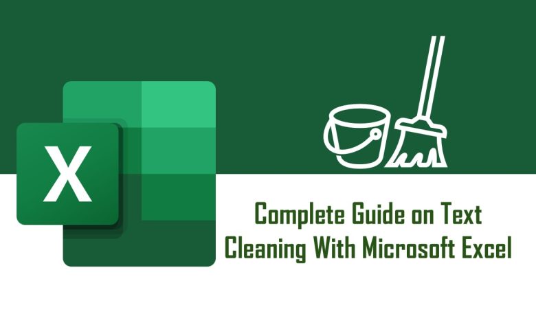 Text data cleaning with Microsoft Excel