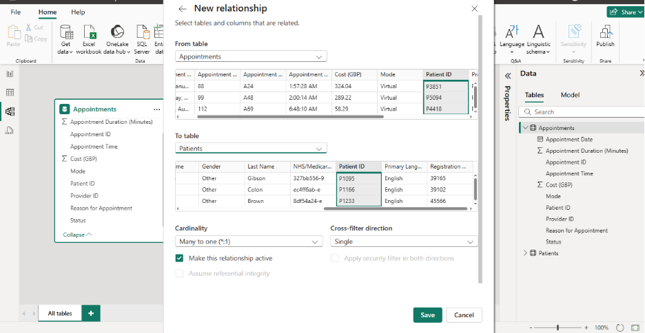 active relationship in Power BI